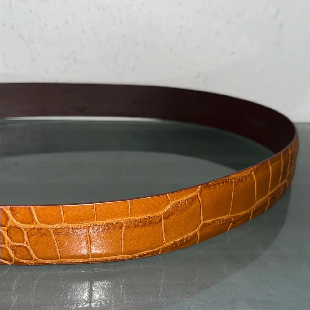 NWOT Paul Frederick Men’s Leather belt made in Italy